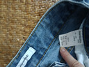 真维斯（Jeanswest）女装牛仔裤子时尚港风2025春夏季新款显瘦直筒裤休闲百搭长裤GYP B雾霾蓝8520（直筒九分） 版型偏大建议拍小一码 26 实拍图