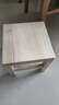 仟艺绘 全实木小凳子欧式板凳整装榫卯换鞋凳家用茶几凳矮凳纯实木方凳 方形凳【长27*宽27*高27cm】 实拍图