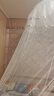 渠辰蚊帐吊顶蚊帐家用蚊帐吊顶式蚊帐免安装圆顶落地免安装加密网眼 豪华款（3米床以内通用） 配吸盘+强力胶 实拍图