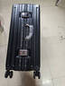 啄木鸟行李箱铝框结实耐用合金拉杆箱大容量轻便旅行箱加厚可登机密码箱 大气黑 -双封闭内里+便携挂钩 28英寸 【减震刹车轮+TSA密码锁】 实拍图
