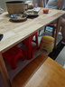 全品屋全实木餐桌家用餐桌椅组合小户型现代饭桌橡胶木餐厅长方桌餐桌 【全实木】 120*70单桌 实拍图