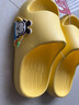 巴布豆儿童拖鞋男女童宝宝软底居家浴室夏季凉拖鞋 黄色 210码 实拍图