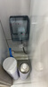 西门子（SIEMENS）开关插座防水盒 通用86型暗装面板防溅盒 透明黑(可90°悬停) 实拍图
