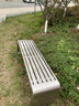 幻槐不锈钢长凳室外坐凳长椅长条凳子商场排椅靠背小区座椅户外公园椅 201不锈钢100*40*45 实拍图