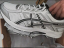 亚瑟士ASICS男鞋透气跑鞋运动鞋缓震舒适跑步鞋 GEL-CONTEND 4 白色/银色 40 实拍图