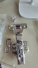 固特（GUTE）柜门铰链304不锈钢阻尼缓冲橱柜液压飞机合叶大中弯合页全半无盖 固装半盖=中弯(304不锈钢) 阻尼缓冲 实拍图