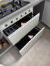 浅居拉篮厨房橱柜碗篮抽屉式碗碟架304不锈钢双层厨柜沥水碗筷收纳蓝 【纳米黑立方】加厚双层-800柜体 实拍图