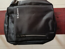 花花公子（PLAYBOY）单肩包男斜挎包休闲小背包男士包包大容量便携外出户外手机包黑色 实拍图