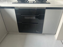 惠普好太太消毒柜嵌入式 家用高温消毒碗柜大容量厨房碗筷餐具 小型多功能碗柜 二星级 128L 星耀黑 语音操控全自动消毒大容量 实拍图