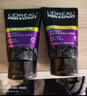 欧莱雅男士抗黑头洁面乳100ml*2套装控油祛痘去角质洗面奶护肤品七夕 实拍图