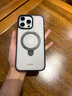 倍思支点壳【自带支架】适用iphone16plus手机壳苹果16plus保护套磁吸支架磨砂防摔MagSafe磁吸充电 实拍图