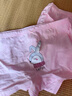 浪莎女童内裤儿童4条装棉质抑菌平角裤小中大童学生女孩公主范短裤衩 月兔小白 4条 120 建议体重26-34斤 实拍图