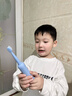马博士儿童电动牙刷3-6-12岁智能提醒软毛卡通彩屏儿童礼物男蓝色刷头*4 实拍图