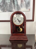 北极星（POLARIS）百年品牌复古实木装饰座钟黄铜精致报时钟表铜制机芯打点报时摆钟 红木色 实拍图
