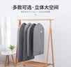爱之橙衣服防尘罩皮草大衣罩防尘袋家用西服防尘套貂皮收纳袋子挂式衣袋 米色【立体加厚款】 长款130*58CM 实拍图