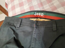 吉普（JEEP）休闲裤男秋冬季商务宽松裤子男士潮流直筒百搭男裤深灰36 实拍图