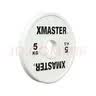 XMASTER杠铃片橡胶小片配重片竞赛小片小重量片家用健身哑铃片 5kg (2片，共10kg) 实拍图