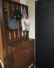 新款新中式挂衣架鞋柜家用门口入户隔断一体储物柜客厅玄关胡桃色 胡桃色83长 师傅上门安装 实拍图