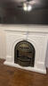 逸雪法式玄关壁炉柜取暖火焰壁炉欧式家用别墅客厅鸟笼炉芯壁炉装饰柜 长120*30*106cm黑加银鸟笼取暖炉 黑色柜体 实拍图