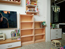 众淘全实木书架纯实木书柜落地客厅置物架家用学生收纳柜矮书柜储物柜 【升级加宽30CM实木】五层63x30x137.5 实拍图