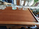 神雕（SHEN DIAO）整块原木花梨木茶盘电木款单层排水式简约茶托盘家用大号实木茶台 花梨木-简流水(86x45)配水球水管 实拍图
