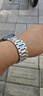 适用华为手表表带非原装Watch4pro/gt5金属不锈钢带watch5非凡 实心钢带- 银色 宽度：22mm 实拍图