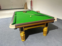 都格台球桌标准型钢库家用斯诺克商用成人球桌子中式黑八室内 9尺 银腿-【高配】-木库-大理石 实拍图