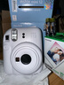 富士（FUJIFILM）instax  mini12 一次成像 立拍立得相机 mini12 茉莉白 套餐二（官方标配+白边相纸20张） 实拍图