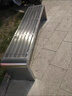 幻槐不锈钢长凳室外坐凳长椅长条凳子商场排椅靠背小区座椅户外公园椅 201不锈钢100*40*45 实拍图