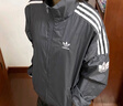 adidas情侣款复古风梭织立领夹克外套男女秋季阿迪达斯官方三叶草   深灰   L 实拍图