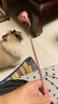 【京东快递】仙女逗猫棒猫咪玩具带铃铛逗猫神器耐咬羽毛逗猫棒 羽毛粉色款1支 实拍图