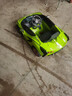 星辰皓兰博基尼儿童电动车四轮玩具可坐人小孩宝宝婴儿遥控汽车闪电SIAN 绿色四驱+遥控+摇摆+皮座+软轮 实拍图