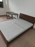 兴瑀汇实木床1.5米1.8m新中式双人床胡桃色木床主卧家用现代简约单人 胡桃色床+10cm床垫 1.8米*2米框架结构 实拍图