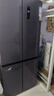 澳柯玛（AUCMA）510升十字对开门 家用大容量四开门 一级能效双变频 净味保鲜节能无霜家用电冰箱 以旧换新 BCD-510WPNE【晶蕴蓝】 实拍图