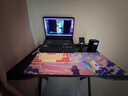 锦汐 电脑桌台式家用电竞桌椅套装办公桌简约书桌游戏桌书房写字桌子 80*60 单桌【炭纤维纹路桌面】 实拍图
