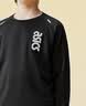 亚瑟士（asics）童装25年秋季弹力飓风秒干衣吸湿速干拼色长袖T恤 实拍图