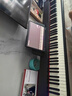 海蒂诗电钢琴便携式88键重锤初学者儿童电子钢琴成人专业电钢考级幼儿 B-101-配重力度-单踏-四色可选 实拍图
