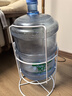 水立人 桶装水支架抽水压水器矿泉纯净水大桶水饮水机手压出水器倒置架 白色(15-18.9L通用型) 实拍图