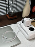 图拉斯yoga充电器【自带伸缩线｜尊享45w】苹果17充电头iphone17promax16充电器40W双口氮化镓套装手机 【苹果白】适配苹果17-15/华为/安卓 【伸缩充电器领创者】全球销售额第一 实拍图