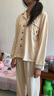 邑棉女士睡衣【长袖长裤清新】春秋季家居服套装两件套可外穿大码宽松 实拍图