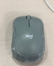 罗技（Logitech）M221 轻音鼠标 无线鼠标 办公鼠标 对称鼠标 带无线微型接收器 薄荷绿 实拍图