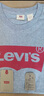 Levi's李维斯情侣美式宽松印花时尚简约舒适潮流纯棉圆领短袖T恤 灰色 002A0-0003 L 实拍图