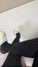 婧麒（JOYNCLEON）孕妇打底袜春秋打底裤光腿神器外穿连裤袜丝袜 黑连脚 Jyk177968 实拍图