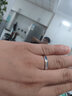 银千惠999足银情侣戒指一对钟情久久对戒求结婚生日情人节礼物送女友 情侣一对+七仓配送/当次日达 精美包装 实拍图