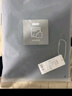 海澜之家枕头枕芯枕头男士床上用品纤维枕纯棉100%A类抗菌全棉水洗棉 太空灰 高枕48*74cm一只装（填充800g） 实拍图