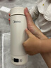 美的（Midea）电热水杯加热水壶保温烧水杯 350ml迷你便携式旅行出差 国补智能恒温 316L不锈钢无异味MK-DB35X22 实拍图