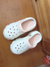 利达妮（TZLDN）女士厚底洞洞鞋2025夏季新款增高防滑踩屎感手术室拖鞋外穿凉鞋女 实拍图