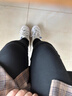 浪莎打底裤女外穿春秋冬高腰弹力紧身小脚裤修身显瘦保暖黑裤铅笔裤 春秋款【单扣】 M 【推荐90-105斤】 实拍图