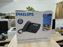 飞利浦(PHILIPS）电话机座机 固定电话 办公家用 来电显示 双接口 免电池 CORD118白色 实拍图