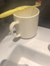 Daisy Leaf 漱口杯塑料杯情侣简约刷牙杯套装卫生间浴室洗漱杯牙缸杯 深灰 实拍图